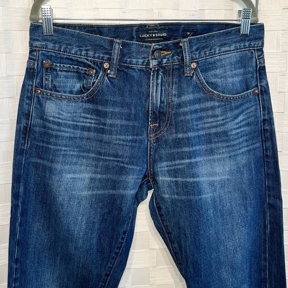 Lucky Brand Men’s 110 Skinny Dark Wash Cotton Blend Jeans Size 31/32 - Picture 13 of 15